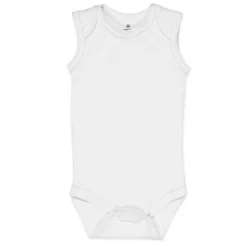 4-Pack Organic Cotton Sleeveless Bodysuits