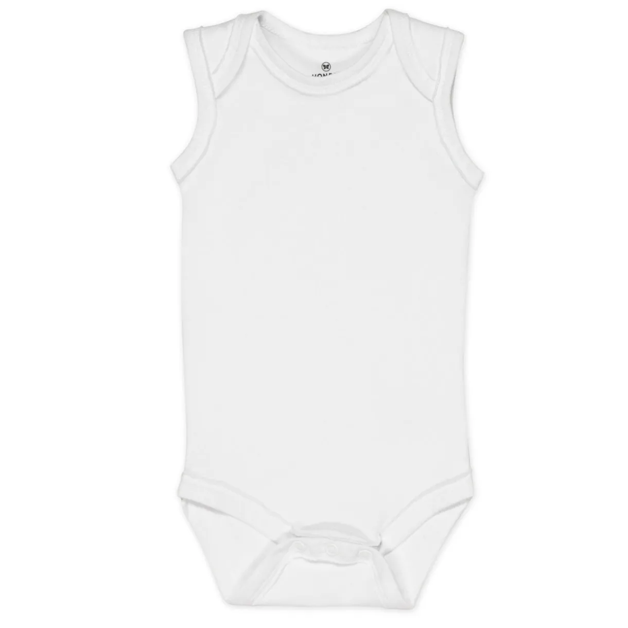 4-Pack Organic Cotton Sleeveless Bodysuits