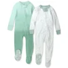 2-Pack Organic Cotton Snug-Fit Footed Pajamas