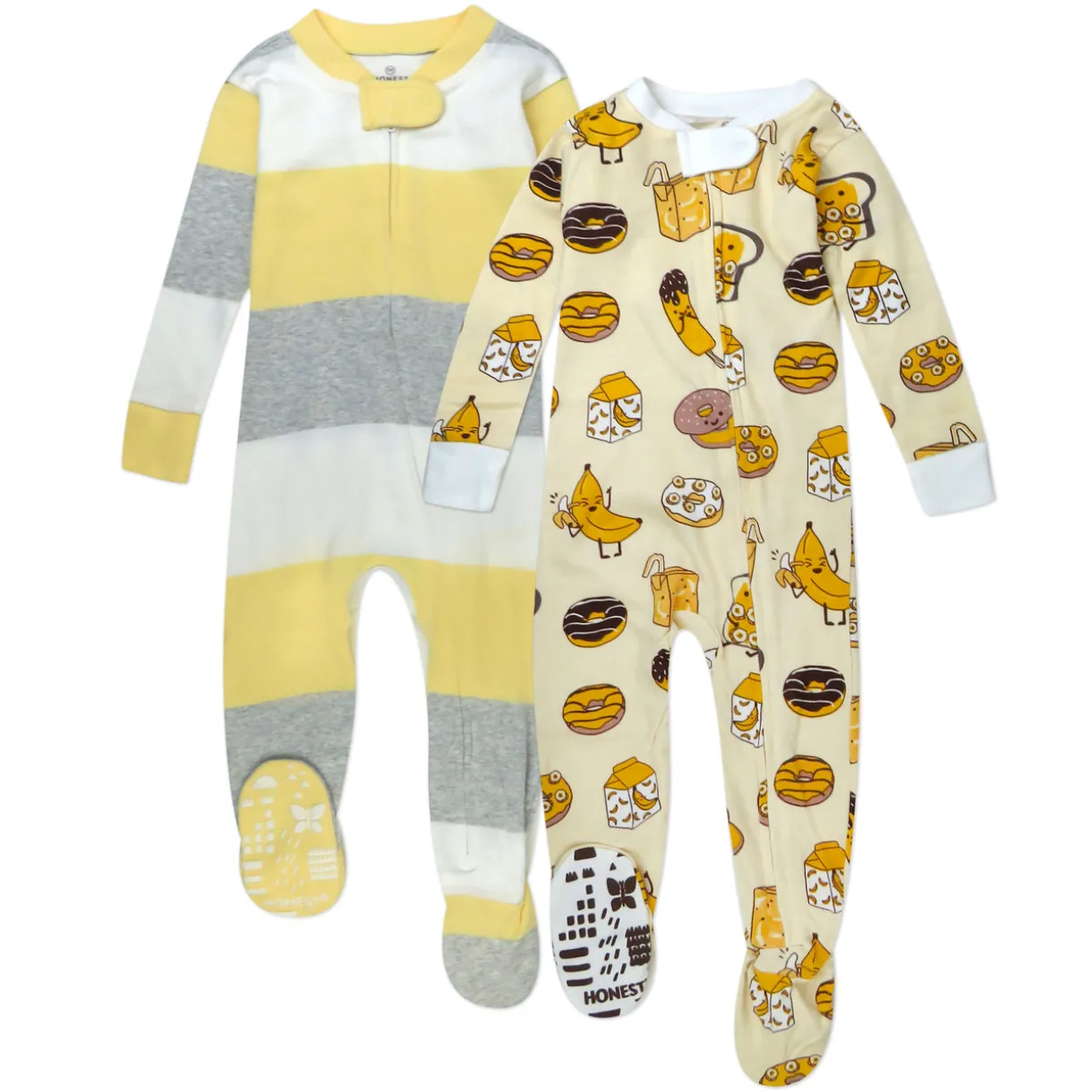 2-Pack Organic Cotton Snug-Fit Footed Pajama