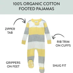 2-Pack Organic Cotton Snug-Fit Footed Pajama