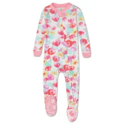 2-Pack Organic Cotton Snug-Fit Footed Pajamas