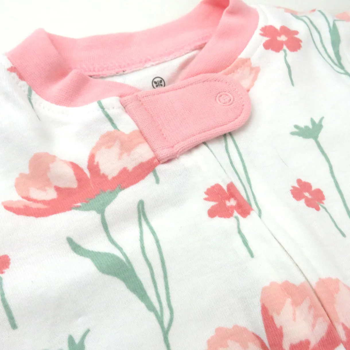 2-Pack Organic Cotton Snug-Fit Footed Pajamas