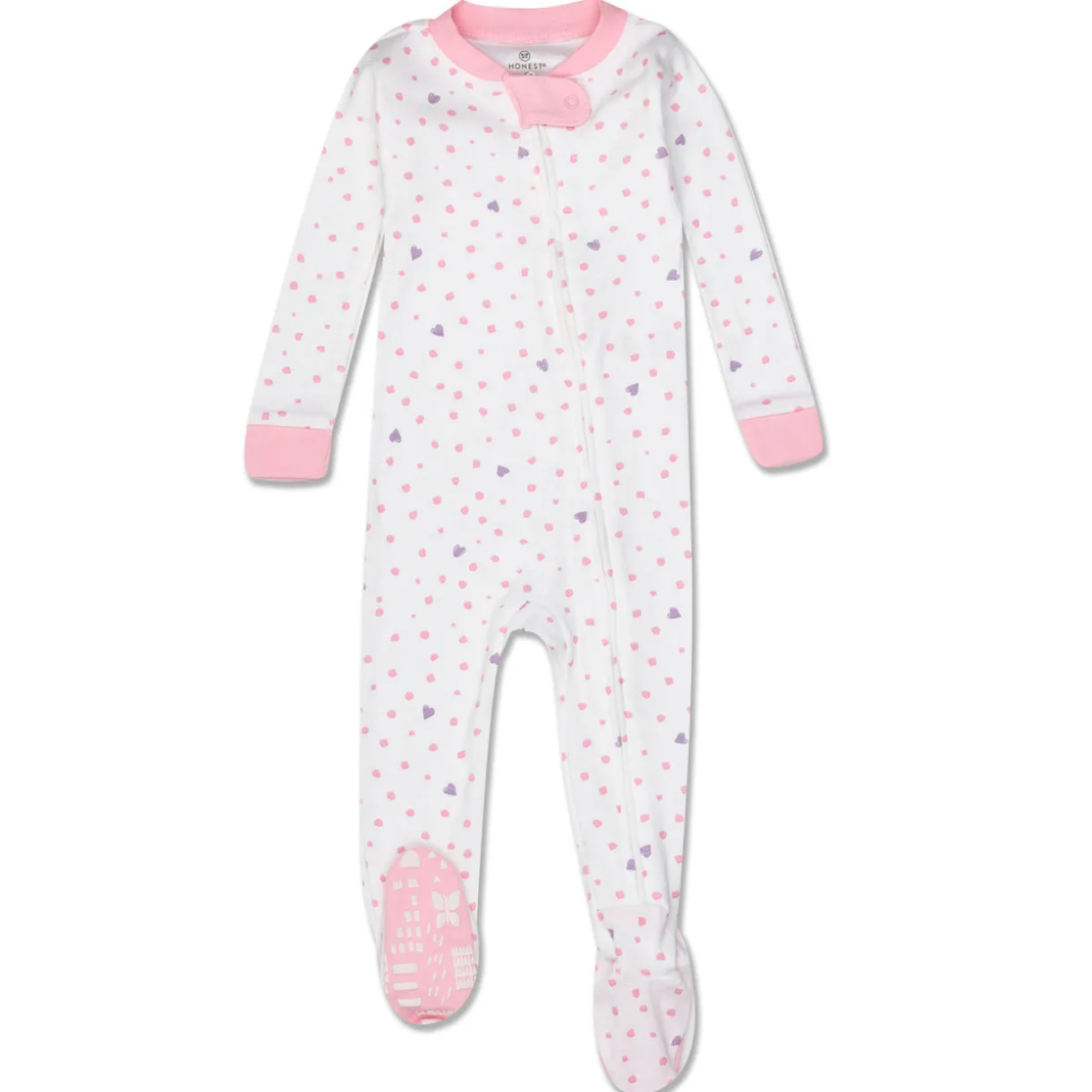2-Pack Organic Cotton Snug-Fit Footed Pajamas