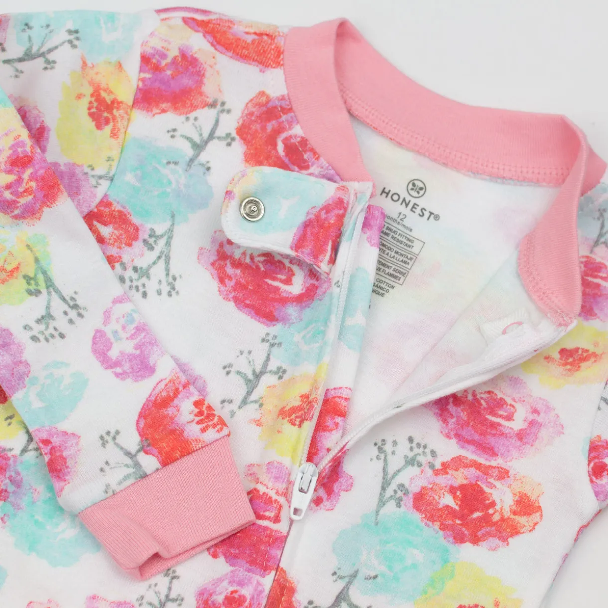 2-Pack Organic Cotton Snug-Fit Footed Pajamas