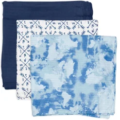 3-Pack Organic Cotton Swaddle Blankets