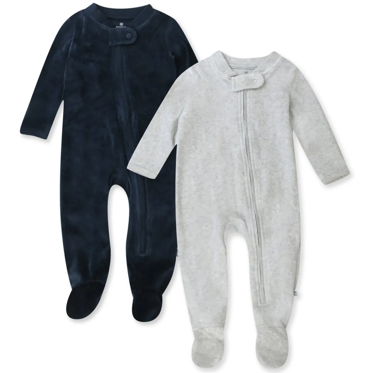 2-Pack Organic Cotton Velour Sleep & Plays
