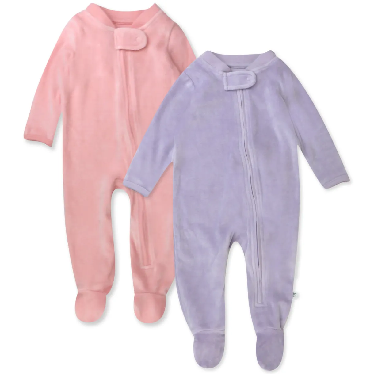2-Pack Organic Cotton Velour Sleep & Plays