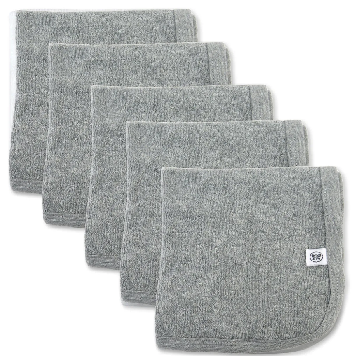 5-Pack Organic Cotton Washcloths