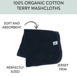 5-Pack Organic Cotton Washcloths