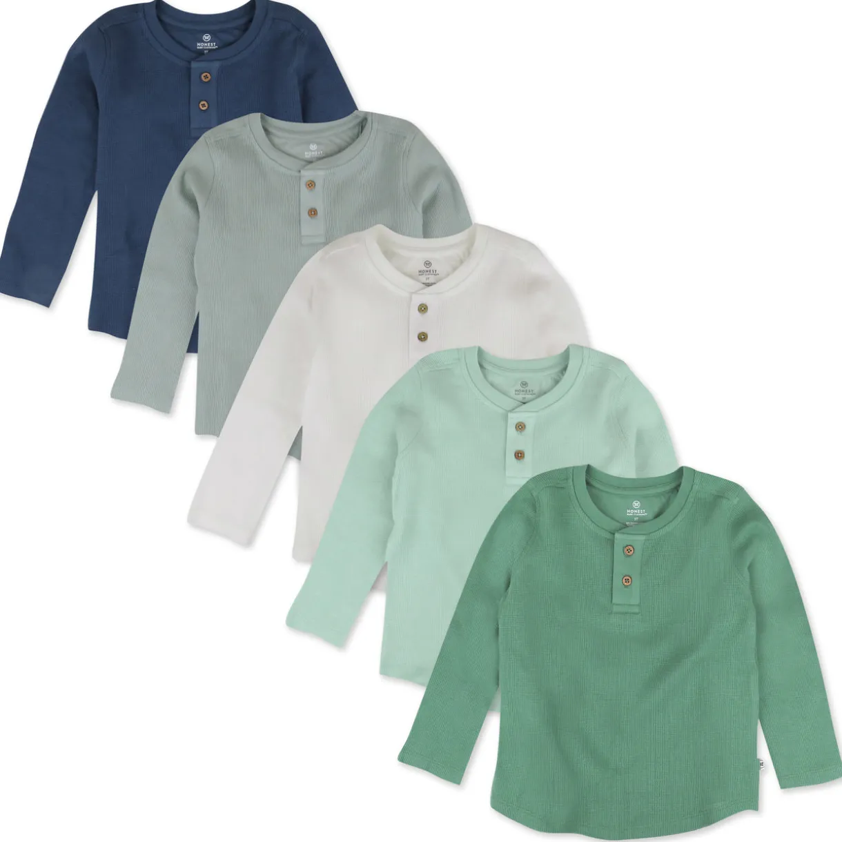 5-Pack Waffle Henley
