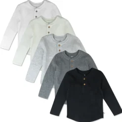 5-Pack Waffle Henley