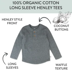 5-Pack Waffle Henley