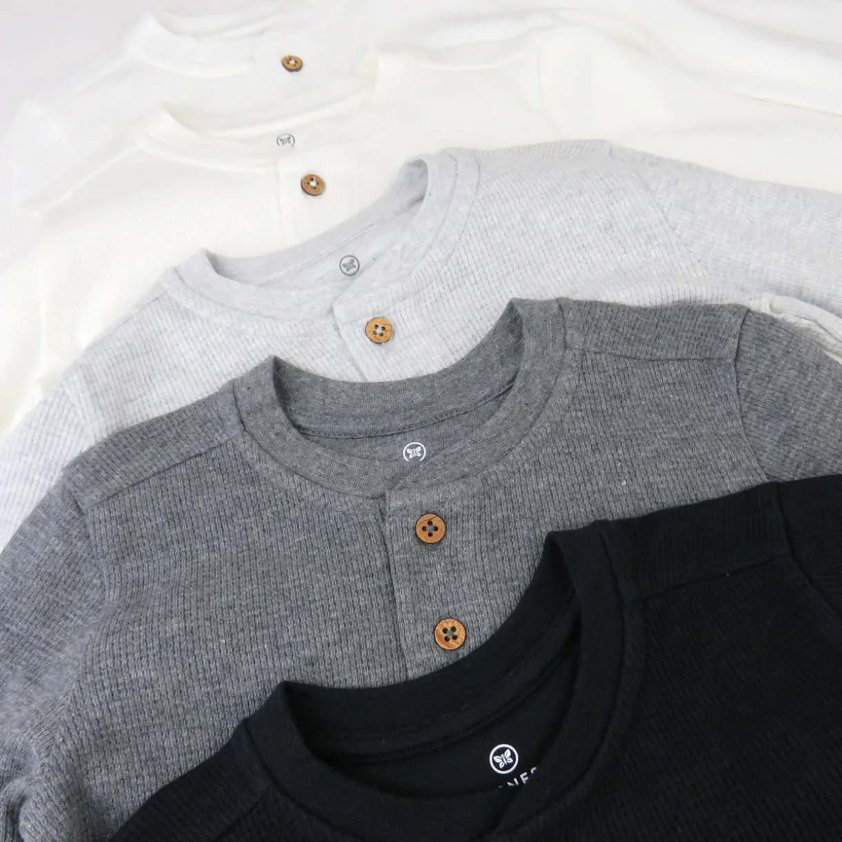 5-Pack Waffle Henley
