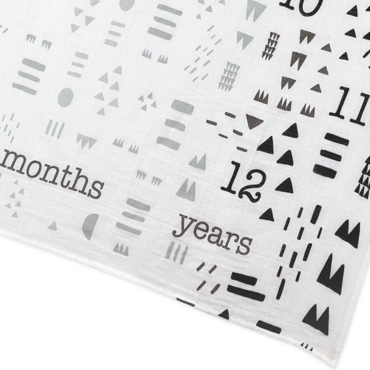 PICTURE-PERFECT Organic Cotton Muslin Milestone Blanket Gift Set