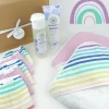 9-Piece BUBBLES & CUDDLES Organic Cotton Bath Gift Set