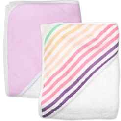 9-Piece BUBBLES & CUDDLES Organic Cotton Bath Gift Set