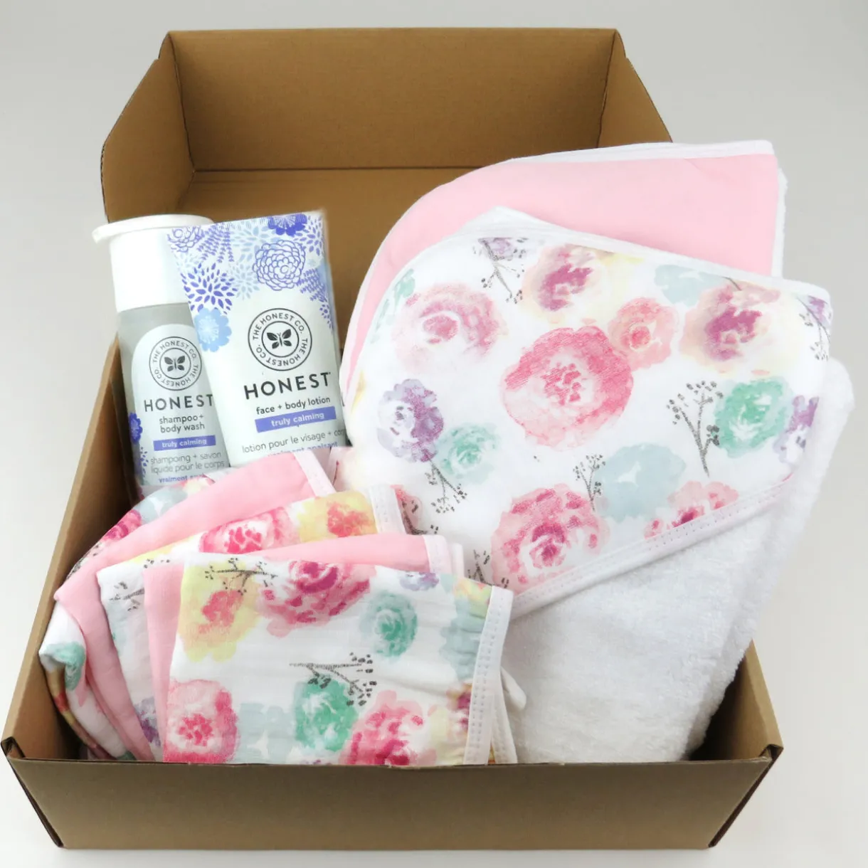 9-Piece BUBBLES & CUDDLES Organic Cotton Bath Gift Set