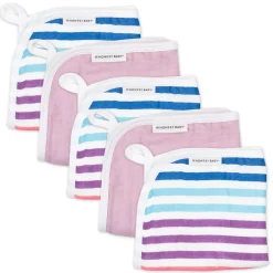 9-Piece BUBBLES & CUDDLES Organic Cotton Bath Gift Set