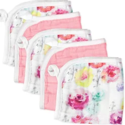 9-Piece BUBBLES & CUDDLES Organic Cotton Bath Gift Set