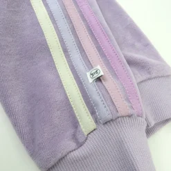 2 Piece Cozy Velour Pop Over Hoodie and Sweatpant Set