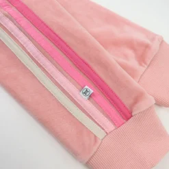 2 Piece Cozy Velour Zip Front Hoodie and Sweatpant Set