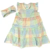 2 Piece Dress and Headband Set