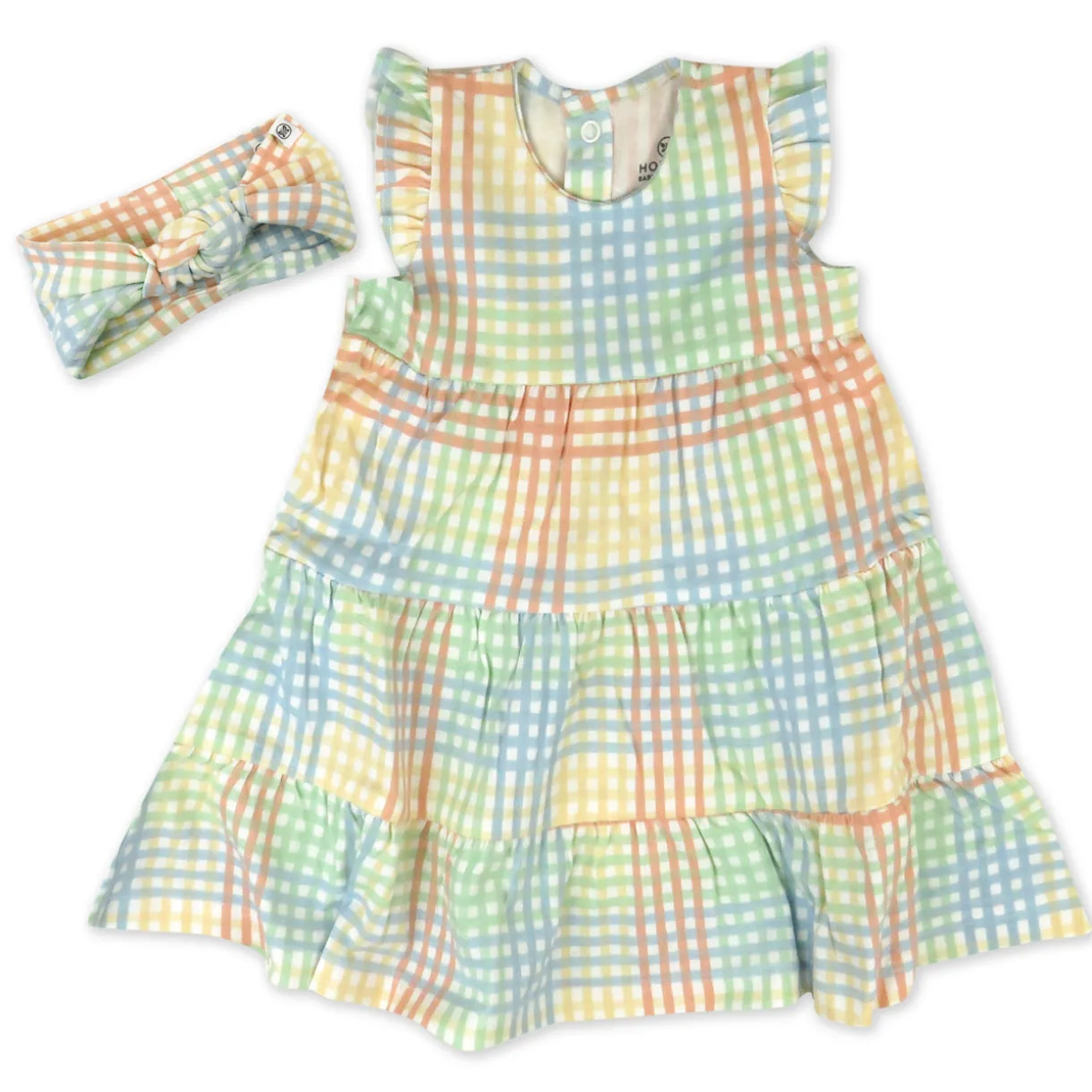 2 Piece Dress and Headband Set