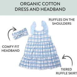 2-Piece Dress and Headband Set