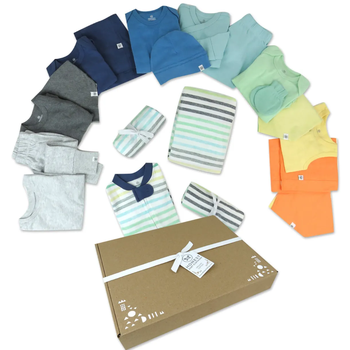 20-Piece HAPPY DAYS Organic Cotton Gift Set