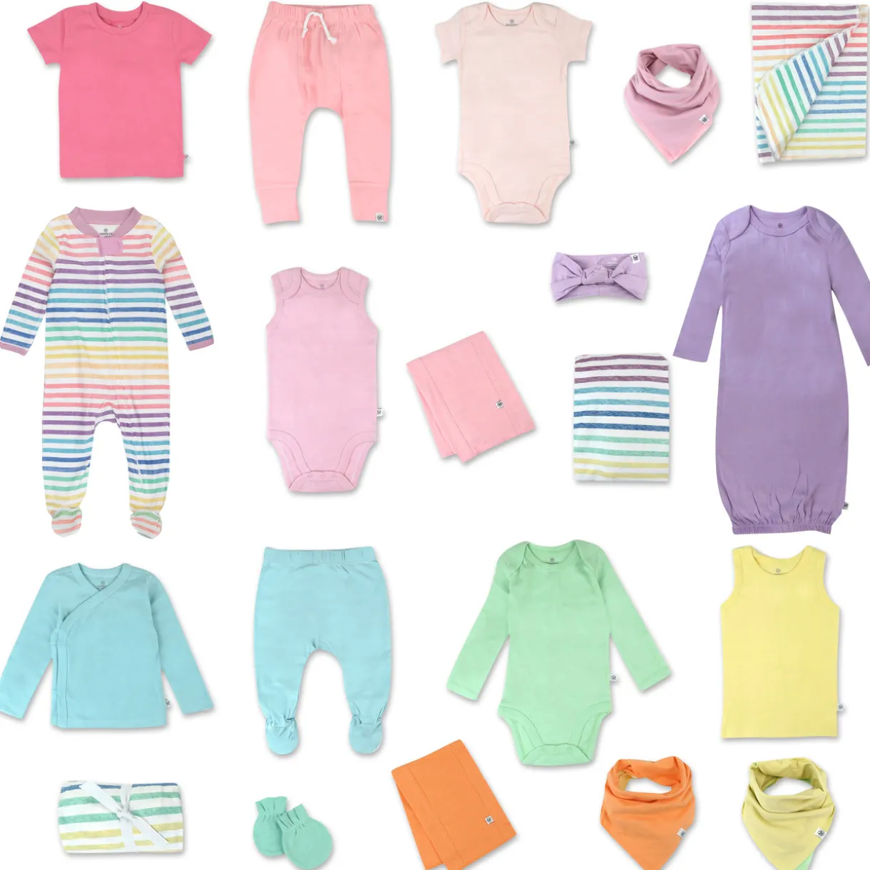 20-Piece HAPPY DAYS Organic Cotton Gift Set