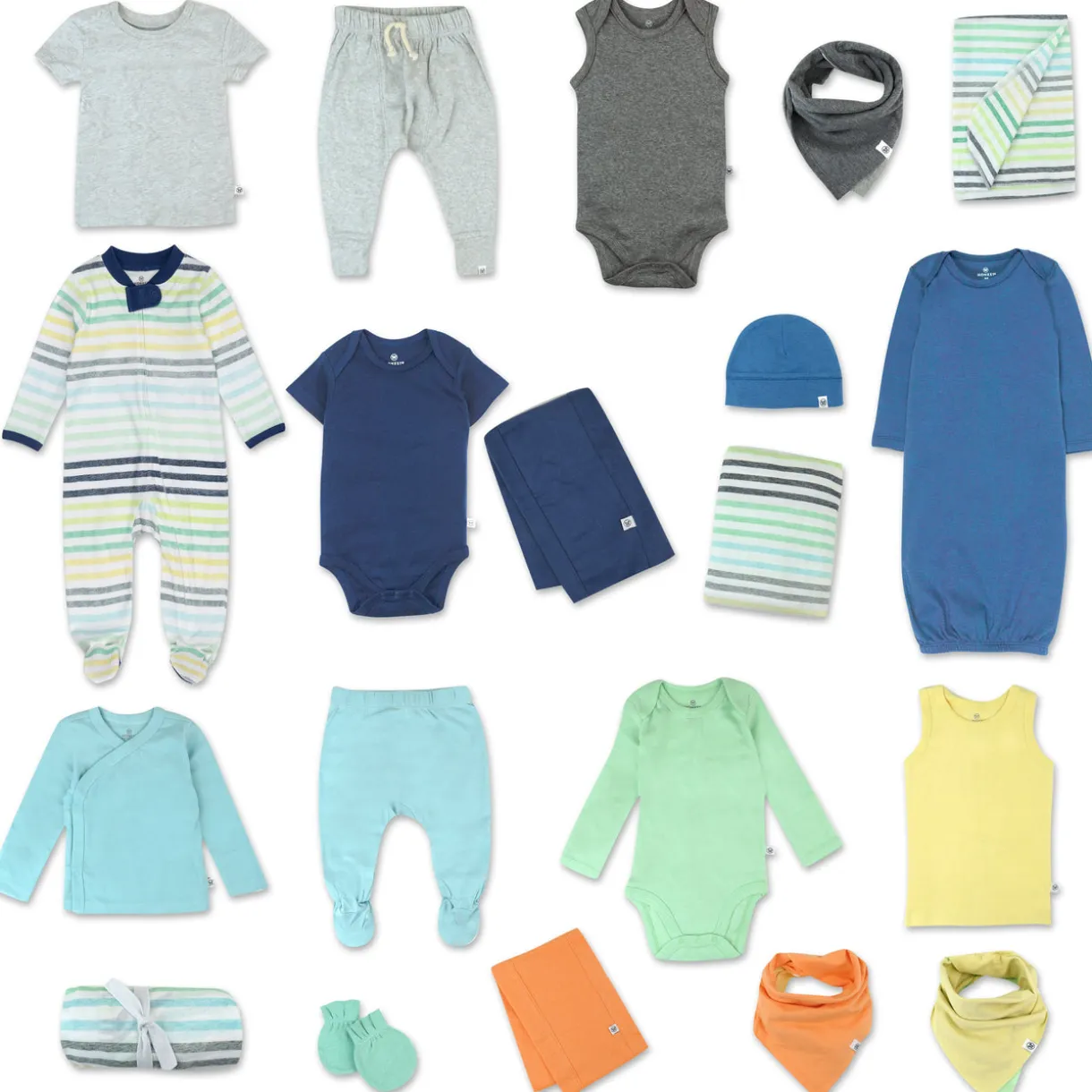 20-Piece HAPPY DAYS Organic Cotton Gift Set