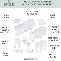 20-Piece HITTIN THE TOWN Organic Cotton Gift Set