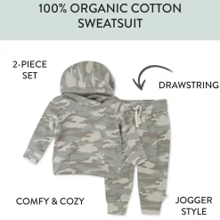2-Piece Light Weight Hoodie & Sweatpant Set