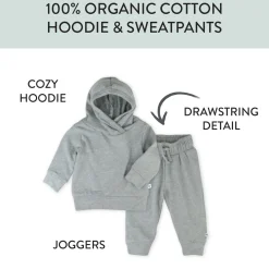 2-Piece Light Weight Hoodie & Sweatpant Set