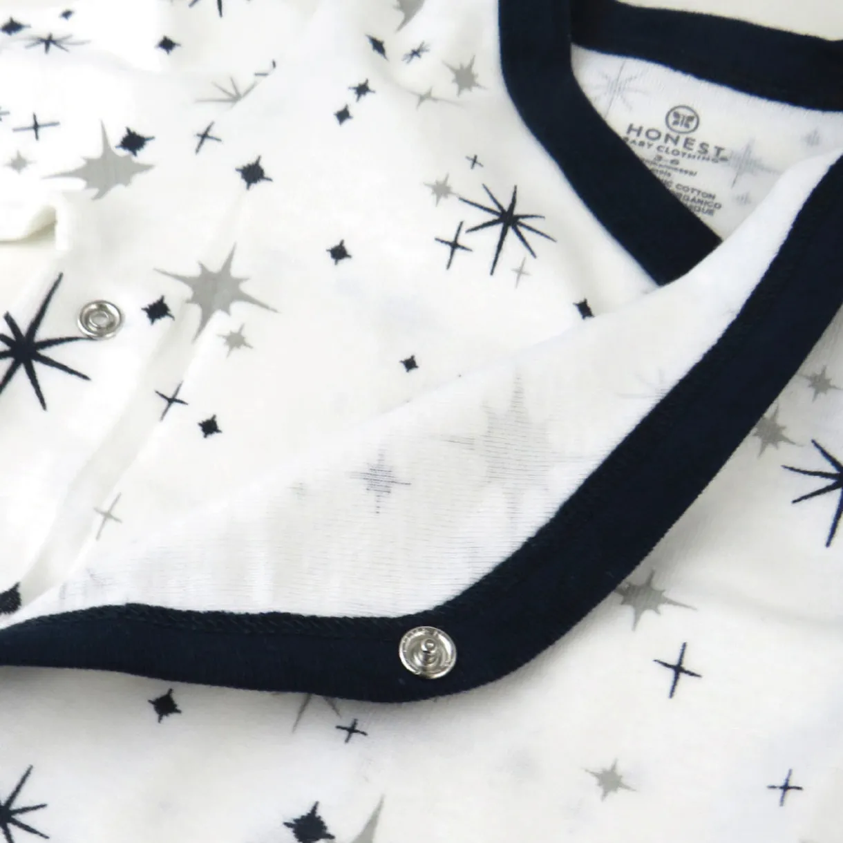 2-Piece Long Sleeve Organic Cotton Bodysuit & Side Snap Bodysuit