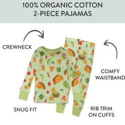 4-Piece Long Sleeve PJ Set