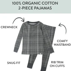 4-Piece Long Sleeve PJ Set