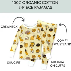 4-Piece Long Sleeve PJ Set