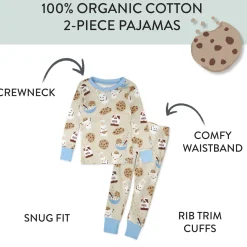 4-Piece Long Sleeve PJ Set