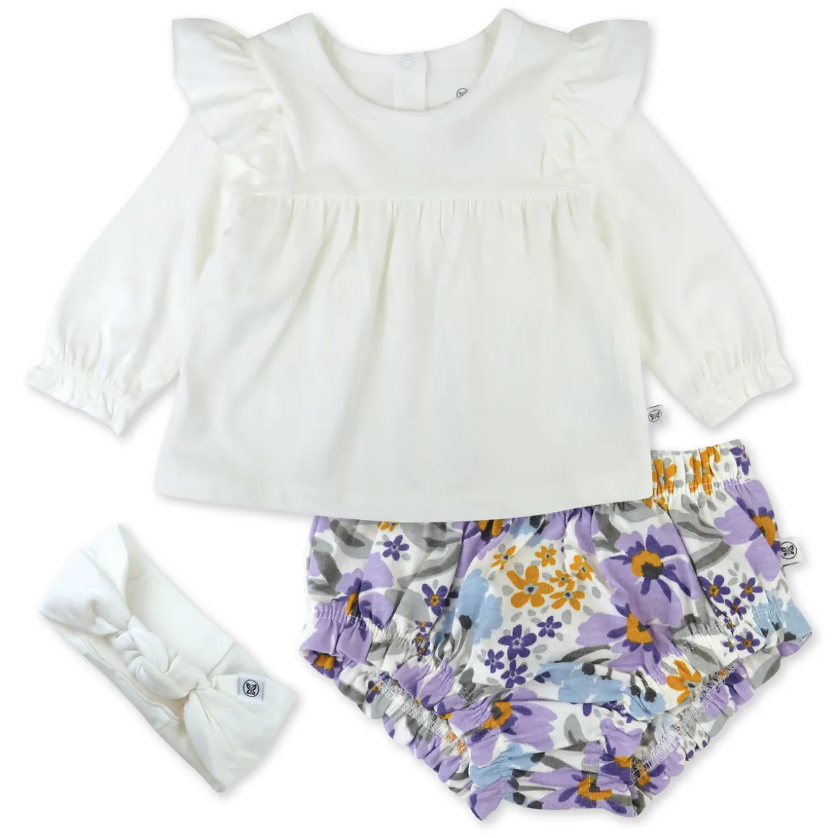 3-Piece Novelty Top, Bloomer & Headband Set