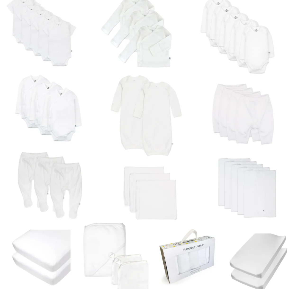 50-Piece OH BABY! Organic Cotton Essentials Gift Set