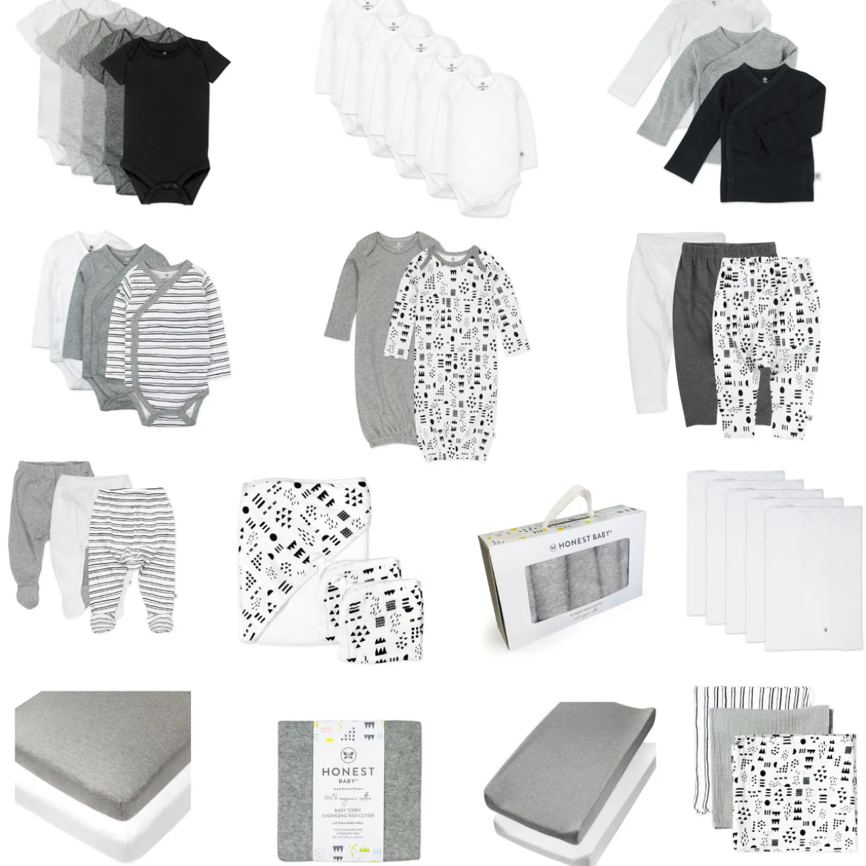 50-Piece OH BABY! Organic Cotton Essentials Gift Set