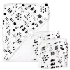 3-Piece Organic Cotton Hooded Towel Set