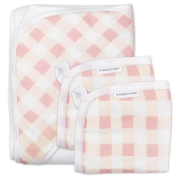 3-Piece Organic Cotton Hooded Towel Set
