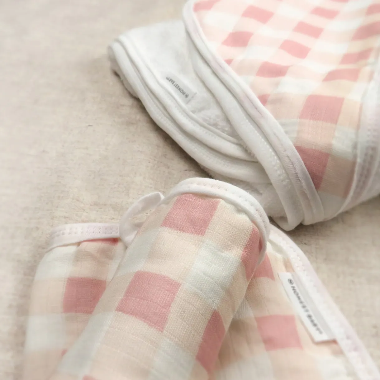 3-Piece Organic Cotton Hooded Towel Set
