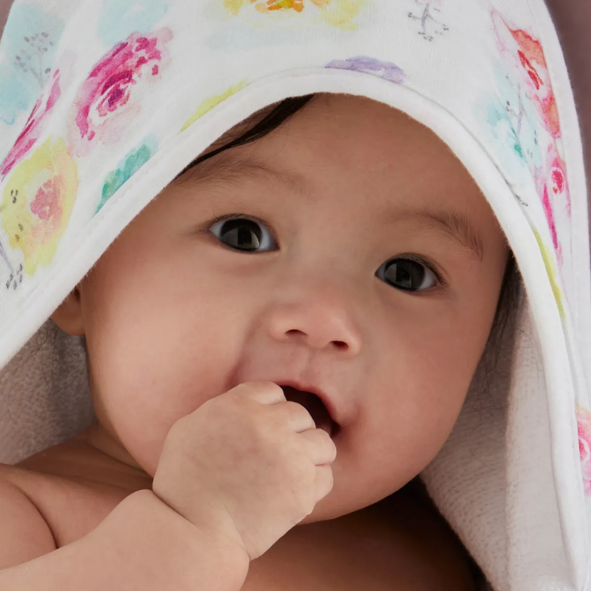 3-Piece Organic Cotton Hooded Towel Set