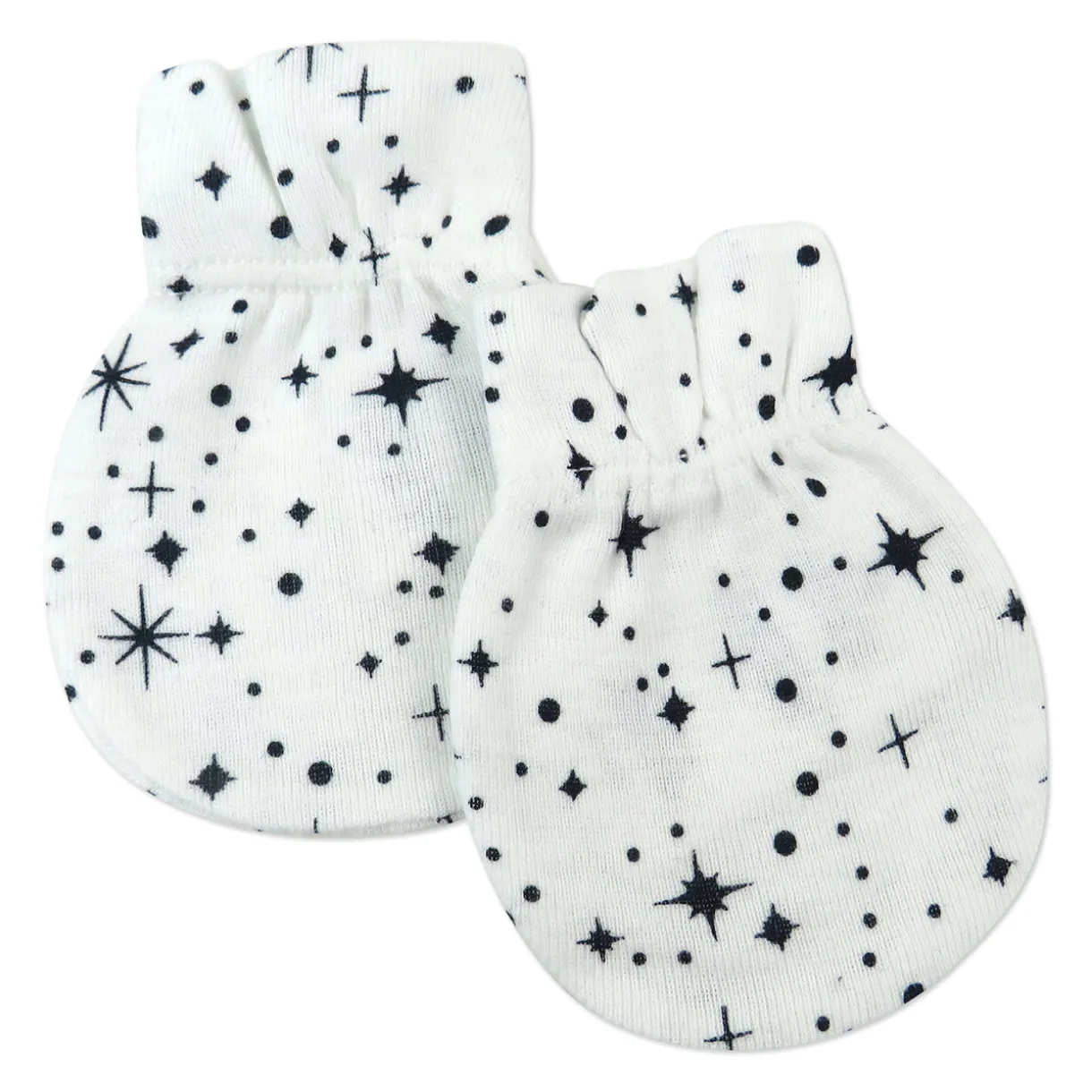 6-Piece Organic Cotton Mitt and Hat Set