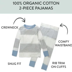 2-Piece Organic Cotton Pajamas