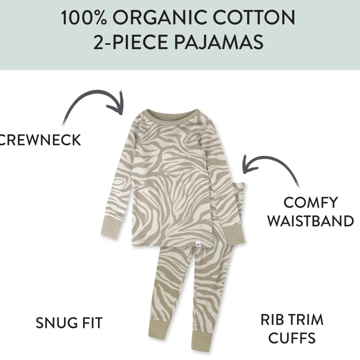 2-Piece Organic Cotton Pajamas